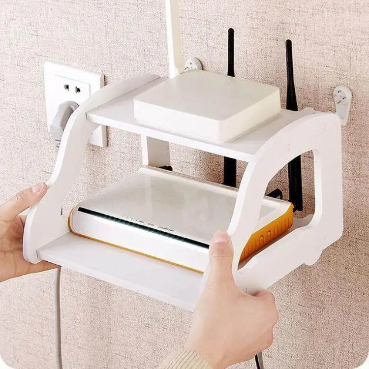WALL MOUNTED 3 LAYER ROUTER STAND