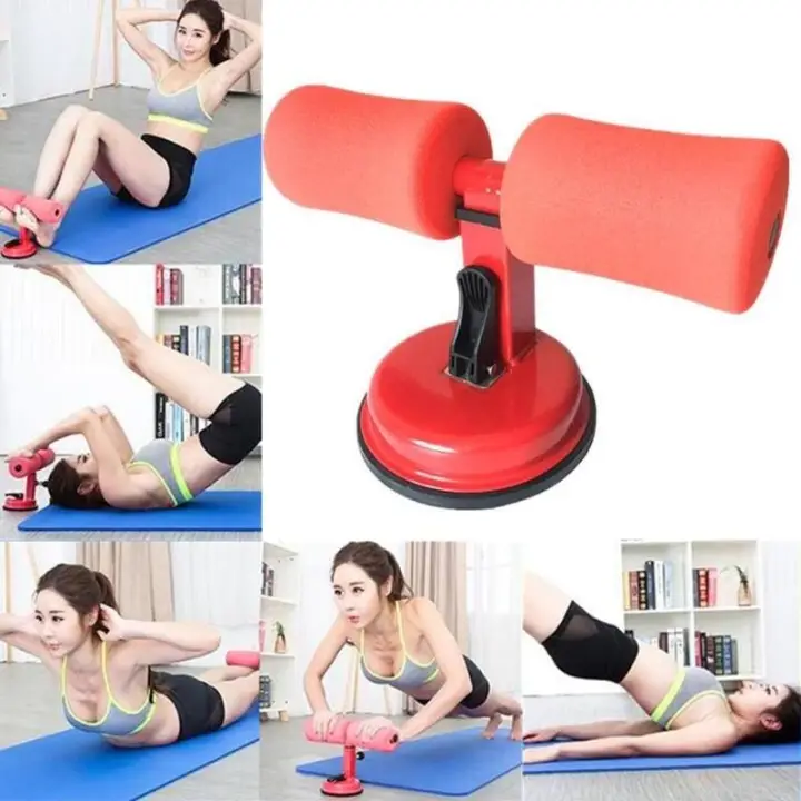 Fitness Equipment Adjustable Self-Suction Sit Up Bars Abdominal Core Workout Strength Training Ab Assist Home Sport - Jim Product - Gym Equipment