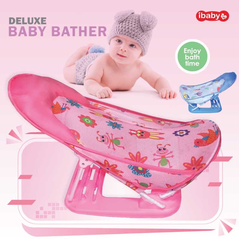 DELUXE BABY BATHER  BABY COMFORTABLE SHOWER CHAIR